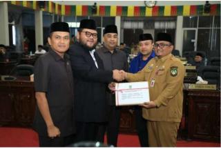 DPRD Rohul Adakan Rapat Paripurna Penyampaian Ranperda Perubahan